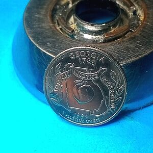 1999 D GEORGIA STATE PARK QUARTER UNCIRCULATED CLAD COPPER NICKEL